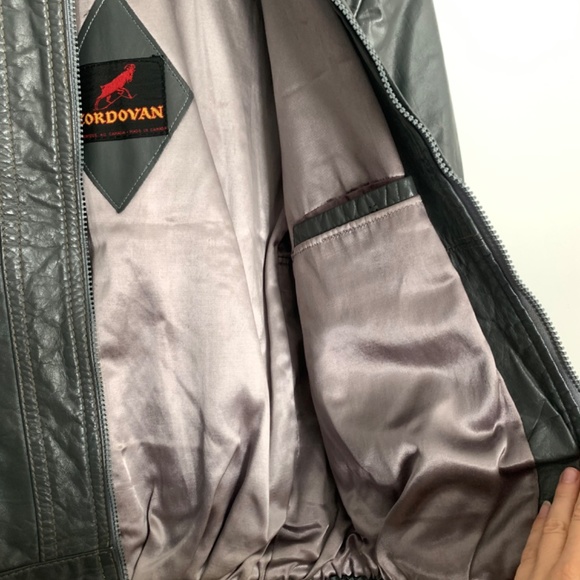 Vintage leather jacket 80s - Picture 5 of 6